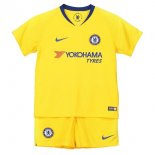 Maillot Chelsea Exterieur Enfant 2018 2019 Jaune Pas Cher