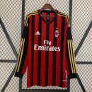 Thailande Maillot AC Milan Domicile ML Retro 2013 2014