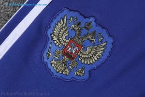 Survetement Russie 2018 Blanc Bleu Pas Cher
