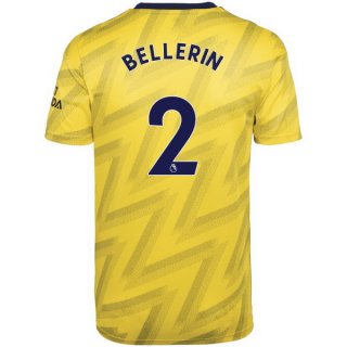 Maillot Arsenal NO.2 Bellerin Exterieur 2019 2020 Jaune Pas Cher