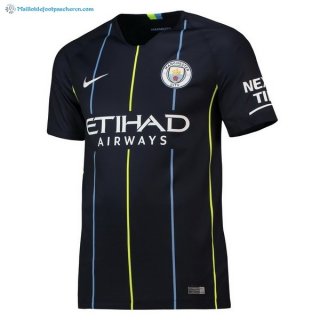 Maillot Manchester City Exterieur 2018 2019 Bleu Pas Cher