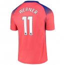 Maillot Chelsea NO.11 Werner Third 2020 2021 Orange Pas Cher