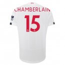 Maillot Liverpool NO.15 Chamberlain Exterieur 2019 2020 Blanc Pas Cher