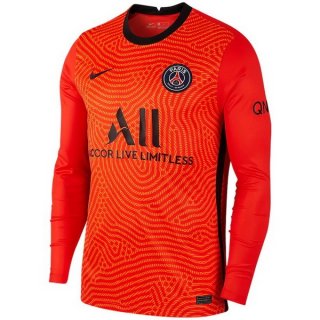 Thailande Maillot Paris Saint Germain ML Gardien 2020 2021 Orange Pas Cher Thailande Maillot Paris Saint Germain ML Gardien 2020 2021 Orange Pas Cher