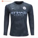 Maillot Manchester City Third ML 2017 2018 Pas Cher