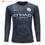 Maillot Manchester City Third ML 2017 2018 Pas Cher