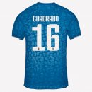 Maillot Juventus NO.16 Cuadredo Third 2019 2020 Bleu Pas Cher