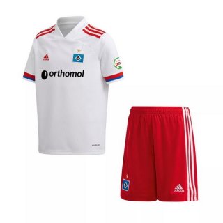 Maillot Hamburgo S.V Domicile Enfant 2020 2021 Blanc Pas Cher