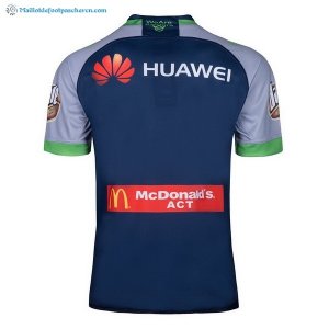 Maillot Rugby Canberra Raiders Exterieur 2018 Bleu Pas Cher