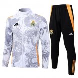 Survetement Real Madrid 2024 2025 Blanc Gris 2