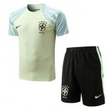 Maillot Entrainement Brésil Ensemble Complet 2022 2023 Vert