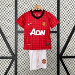 Maillot Manchester United Domicile Enfant Retro 2012 2013