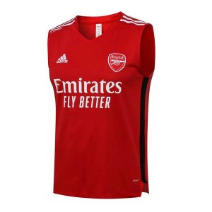 Maillot Arsenal Sans Manches 2022 Rouge Noir