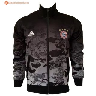 Veste Bayern de Munich 2017 2018 Noir Pas Cher Veste Bayern de Munich 2017 2018 Noir Pas Cher