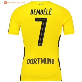 Maillot Borussia Dortmund Domicile Dembele 2017 2018 Pas Cher Maillot Borussia Dortmund Domicile Dembele 2017 2018 Pas Cher