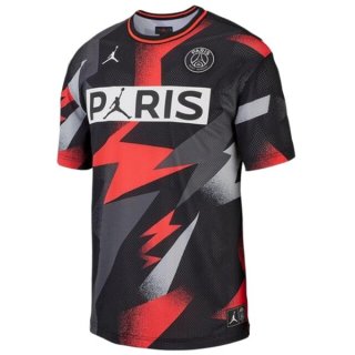 JORDAN Entrainement Paris Saint Germain 2019 2020 Noir Rouge Pas Cher