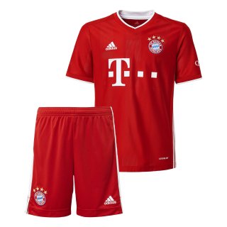 Maillot Bayern Munich Domicile Enfant 2020 2021 Rouge Pas Cher