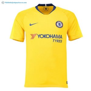 Thailande Maillot Chelsea Exterieur 2018 2019 Jaune Pas Cher