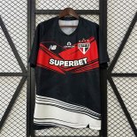 Thailande Maillot Sao Paulo Pre-Match 2025 2026 Noir Rouge