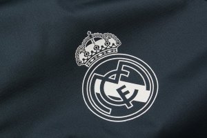 Coupe Vent Real Madrid Ensemble Complet 2018 2019 Gris Marine Pas Cher