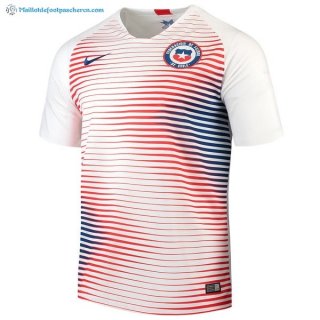 Maillot Chili Exterieur 2018 Blanc Pas Cher Maillot Chili Exterieur 2018 Blanc Pas Cher