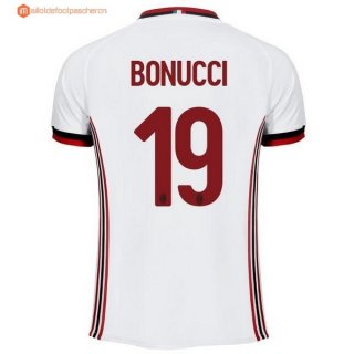 Maillot Milan Exterieur Bonucci 2017 2018 Pas Cher