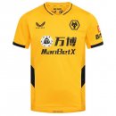 Thailande Maillot Wolves Domicile 2021 2022 Jaune Pas Cher