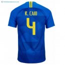 Maillot Brésil Exterieur R.Caio 2018 Bleu Pas Cher