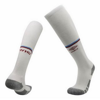Chaussette West Ham United Domicile 2020 2021 Blanc Pas Cher Chaussette West Ham United Domicile 2020 2021 Blanc Pas Cher