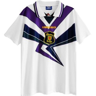 Thailande Maillot Écosse Exterieur Retro 1994 1996 Blanc