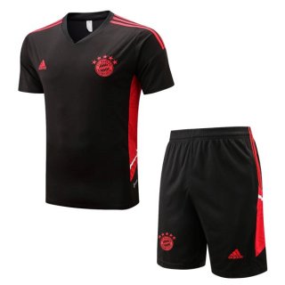 Maillot Entrainement Bayern Munich Ensemble Complet 2022 2023 Noir