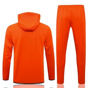 Sweat Shirt Capuche Ensemble Complet Liverpool 2022 2023 Orange