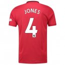 Maillot Manchester United NO.4 Jones Domicile 2019 2020 Rouge