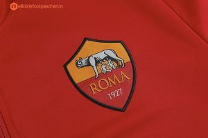 Survetement AS Roma 2017 2018 Rouge Bleu Marine Pas Cher