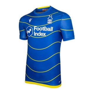 Thailande Maillot Nottingham Forest Exterieur 2020 2021 Bleu Pas Cher