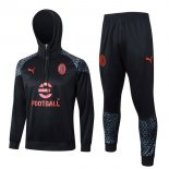 Sweat Shirt Capuche AC Milan 2024 Noir 2