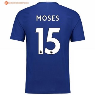 Maillot Chelsea Domicile Moses 2017 2018 Pas Cher