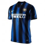 Maillot Inter Milan Domicile Retro 2010 2011 Bleu Pas Cher