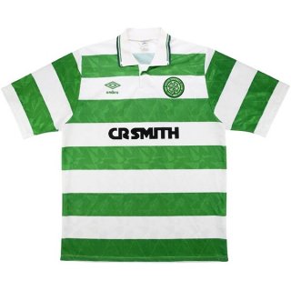 Maillot Celtic Domicile Retro 1989 1991 Vert Pas Cher