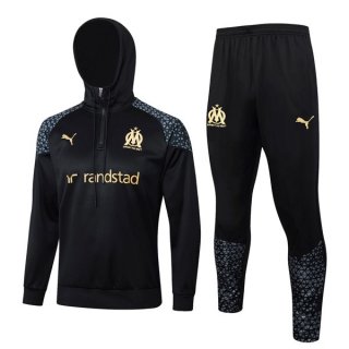 Sweat Shirt Capuche Marseille 2024 Noir 2 Sweat Shirt Capuche Marseille 2024 Noir 2