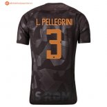 Maillot AS Roma Third L.Pellegrini 2017 2018 Pas Cher