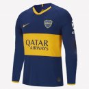 Maillot Boca Juniors Domicile ML 2019 2020 Bleu Pas Cher