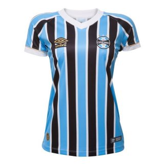 Maillot Grêmio FBPA Domicile Femme 2018 2019 Bleu Pas Cher