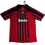 Maillot AC Milan Domicile Retro 2007/08 Rouge Pas Cher