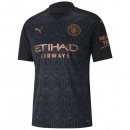 Thailande Maillot Manchester City Exterieur 2020 2021 Noir Pas Cher