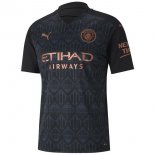 Thailande Maillot Manchester City Exterieur 2020 2021 Noir Pas Cher