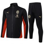 Survetement AC Milan 2025 2026 Noir Rouge