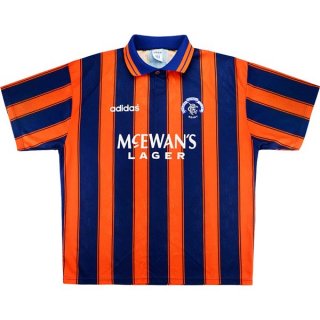 Maillot Rangers Exterieur Retro 1993 1994 Orange Pas Cher