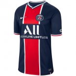 Maillot Paris Saint Germain Domicile 2020 2021 Bleu Pas Cher