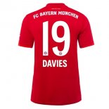 Maillot Bayern Munich NO.19 Davies Domicile 2019 2020 Rouge Pas Cher